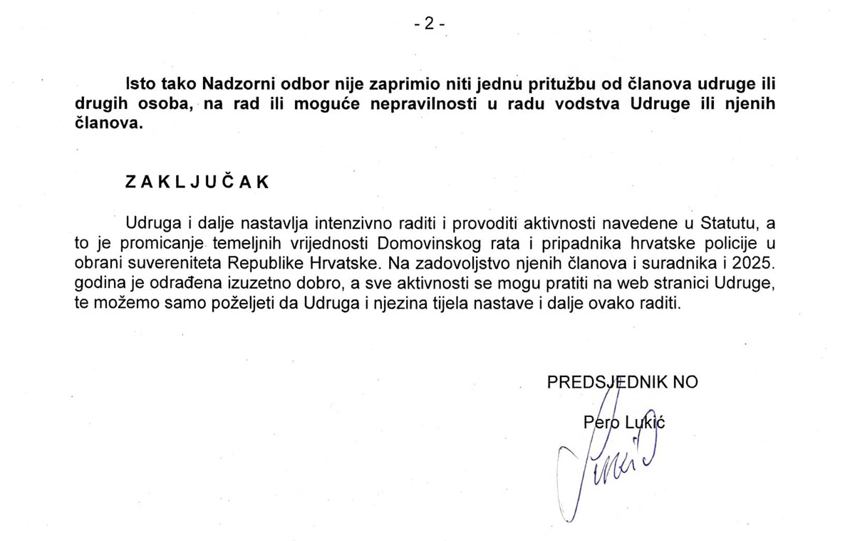Izvjesce Nadzorni 2025 02