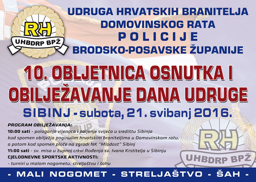 Plakat 10 OBLJETNICA