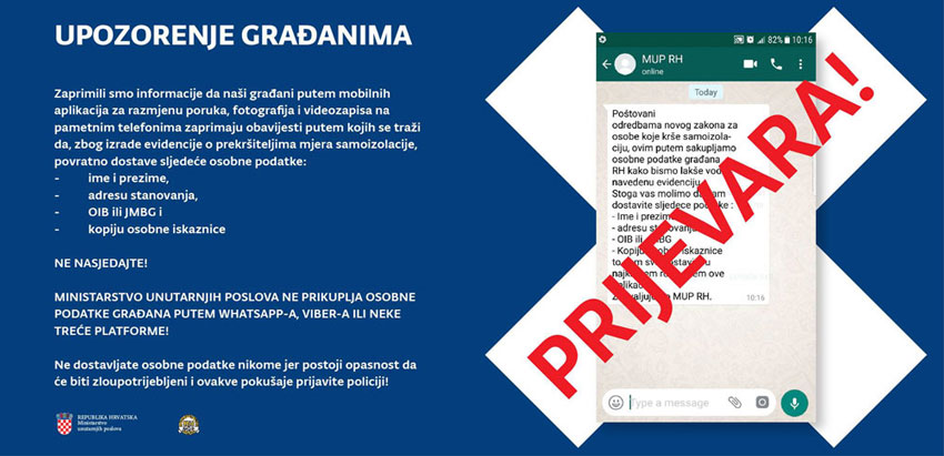 Upozorenje gradjanima