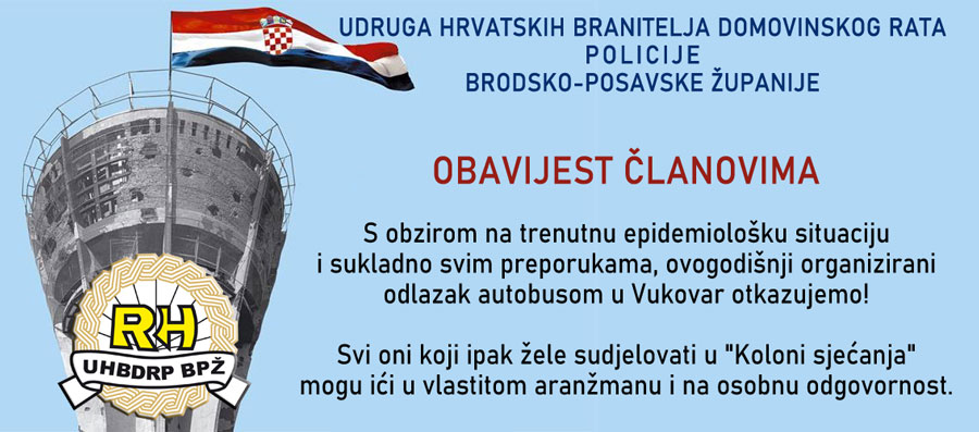 Vukovar kolona sjecanja 2021